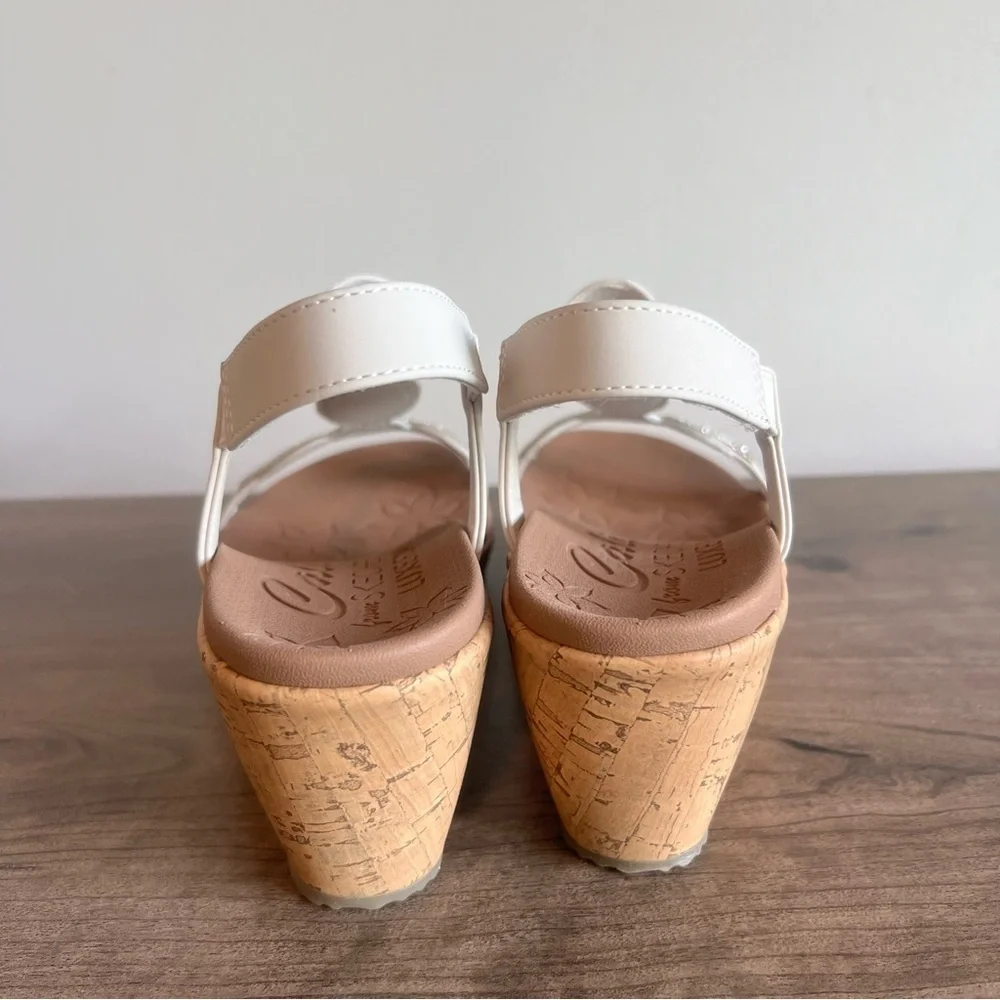 Skechers Cali NEW Women's Beverlee Date Glam Wedge Sandals Size 9 #B1345